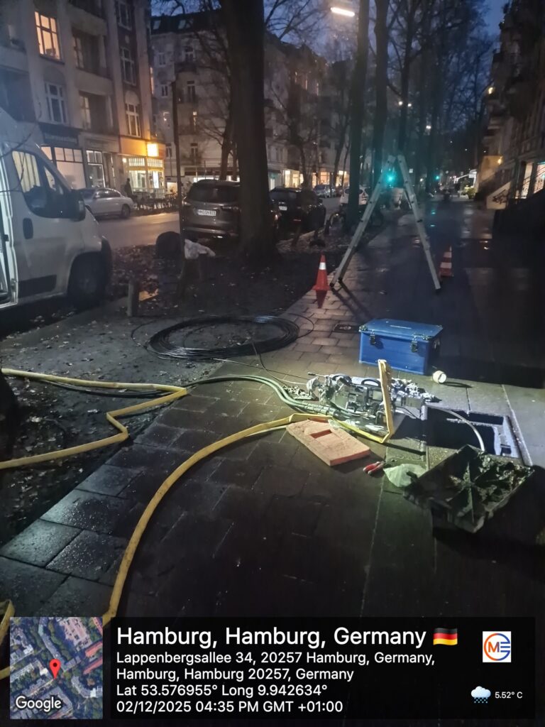 Einsatz bei Nacht, wenn der Zeitplan es verlangt
